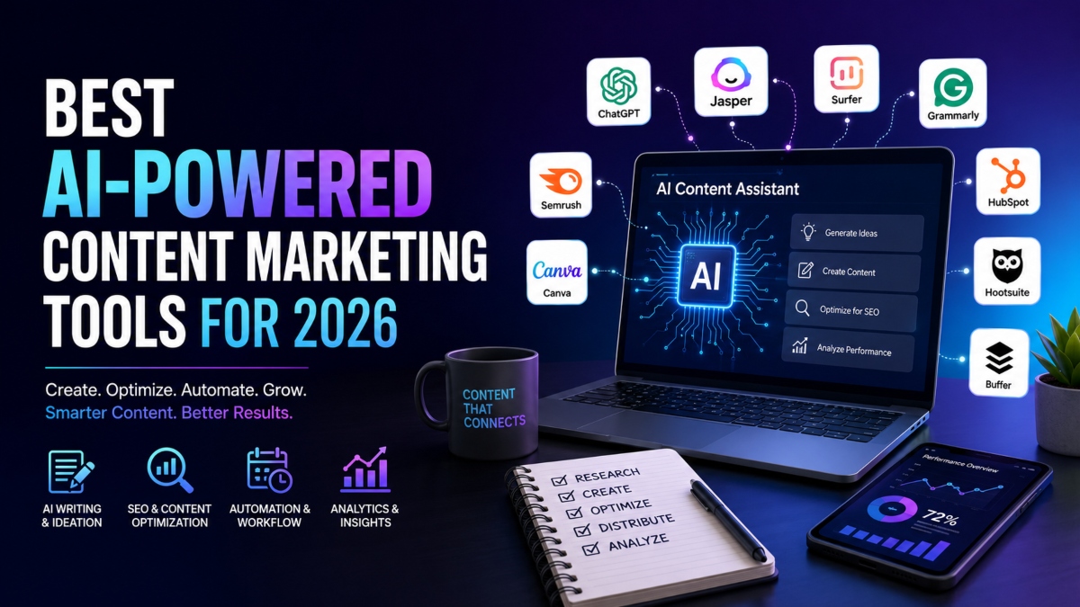 Best AI Powered Content Marketing Tools for 2026